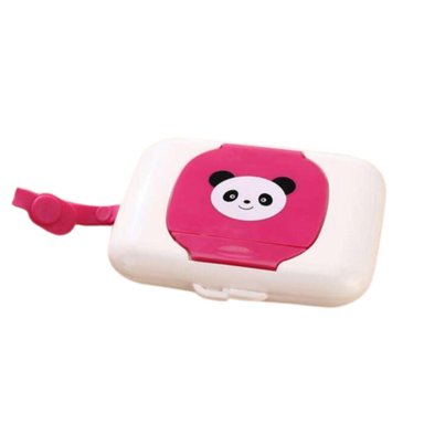 PORTA PAÑOS HUMEDOS PANDA BLANCO NIÑA - 1