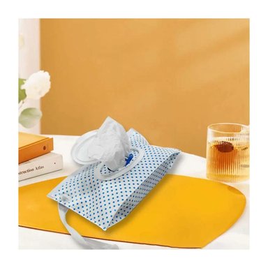 PORTA PAÑITOS HUMEDOS PUNTO C BLANCO