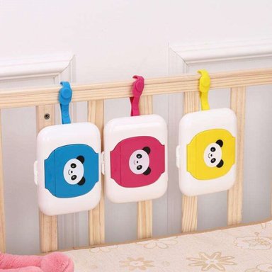 PORTA PAÑOS HUMEDOS PANDA BLANCO NIÑO - 4