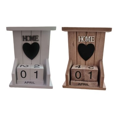 CALENDARIO DE MESA BLANCO VINTAGE - 4