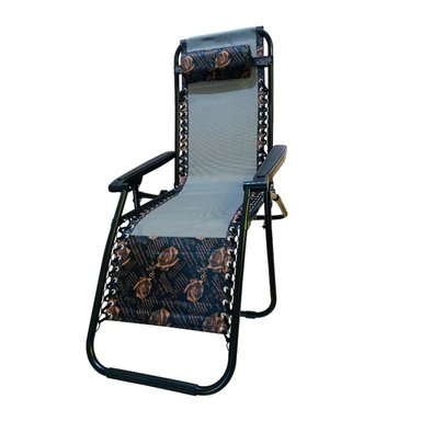 SILLA PLEGABLE TERRASA MARRON CON BANDEJA - 4