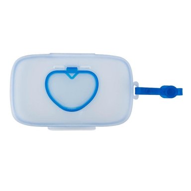 PORTA PAÑOS HUMEDOS CORAZON AZUL - 2