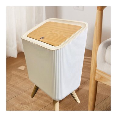 TACHO PARA BASURA CON TAPA INCLINADA