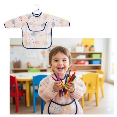 MANDIL INFANTIL 18 A 24 MESES CIELO R