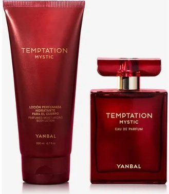 SET TEMPTATION MYSTIC PERFUME Y LOCIÓN.