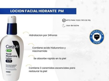 CREMA FACIAL CERAVE HIDRATANTE PM 89 ML - 2