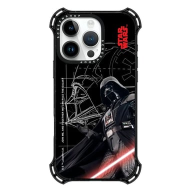 CASE BUMPER IPHONE 15 PRO STAR WARS DARK VADER NEGRO - 1