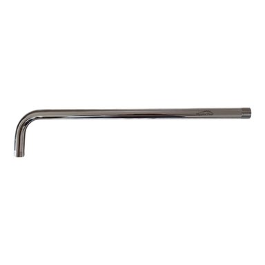 CABEZA DUCHA REDONDA 20CM ABS CROMADO BRAZO ACERO 40CM MODERNO ELEGANTE - 5