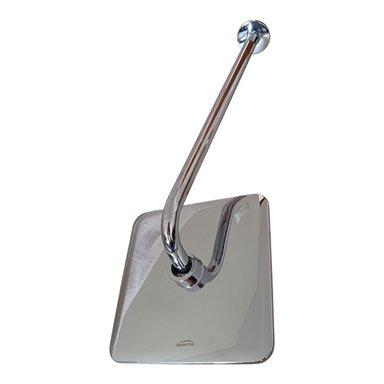CABEZA DUCHA CUADRADA 20CM ABS CROMADO BRAZO ACERO 40CM MODERNO ELEGANTE - 3
