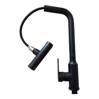 GRIFO HORSE MEZCLADORA COCINA 4 FUNCIONES ACERO INOXIDABLE Y BRONCE NEGRO MATE