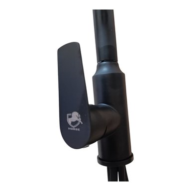 GRIFO HORSE MEZCLADORA COCINA 4 FUNCIONES ACERO INOXIDABLE Y BRONCE NEGRO MATE - 5