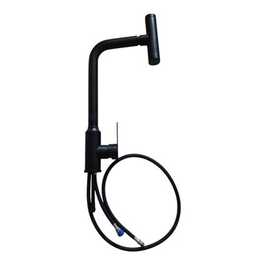 GRIFO HORSE MEZCLADORA COCINA 4 FUNCIONES ACERO INOXIDABLE Y BRONCE NEGRO MATE - 6