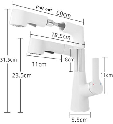 GRIFO LLAVE CAÑO MEZCLADORA MONOCOMANDO MULTIFUNCIONAL NEGRO MATE - 3