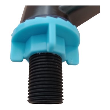 ELEGANTE GRIFO MONOMANDO NEGRO ABS PARA LAVAMANOS TIPO ALETA NEGRO MATE - 3