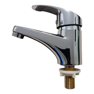 GRIFO MONOMANDO CROMADO PARA LAVAMANOS AGUA FRÍA MARCA GIRALY PESADO