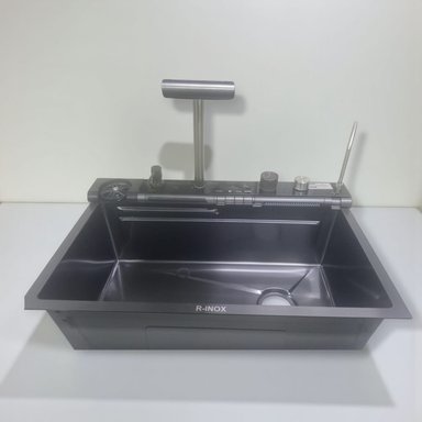 LAVADERO DE COCINA MULTIFUNCIONAL 7 TECLAS RINOX PREMIUM CON GRIFO CASCADA Y ACCESORIOS - 3