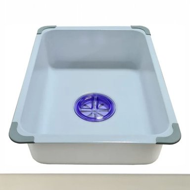 LAVADERO DE COCINA MULTIFUNCIONAL RINOX SMARTCHEF BLANCO PULIDO - 4