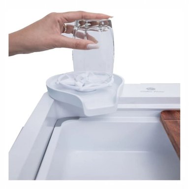 LAVADERO DE COCINA MULTIFUNCIONAL RINOX SMARTCHEF BLANCO PULIDO - 5