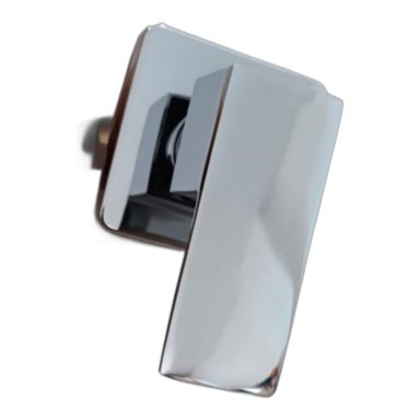 LLAVE ALETA DE DUCHA AGUA FRÍA EN ACERO Y BRONCE CROMADO