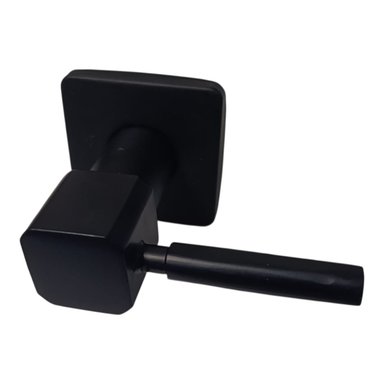 LLAVE MANIJA ONIX DE DUCHA SOLO AGUA FRÍA PESADO CUERPO BRONCE EN NEGRO MATE - 2