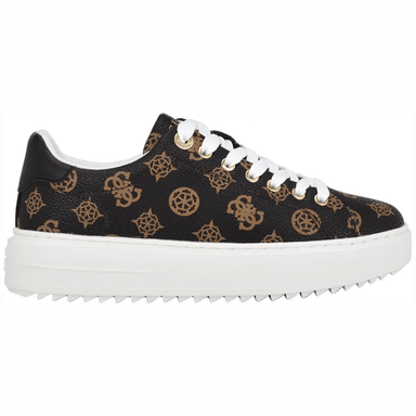 ZAPATILLAS GUESS MUJER DENESA DISEÑO MONOGRAMA QUATTRO G COLOR MARRÓN - 2