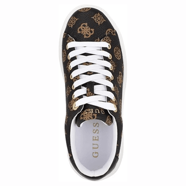 ZAPATILLAS GUESS MUJER DENESA DISEÑO MONOGRAMA QUATTRO G COLOR MARRÓN - 3