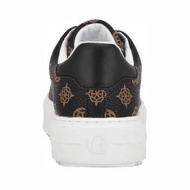 ZAPATILLAS GUESS MUJER DENESA DISEÑO MONOGRAMA QUATTRO G COLOR MARRÓN - 4