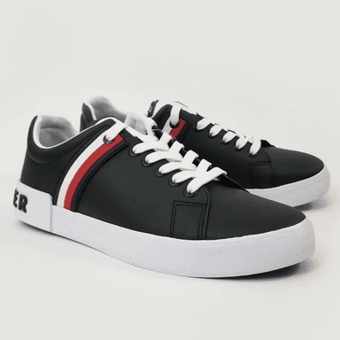 ZAPATILLAS TOMMY HILFIGER HOMBRE RAMUS LOGO HILFIGER FRANJA TRICOLOR LATERAL - 1