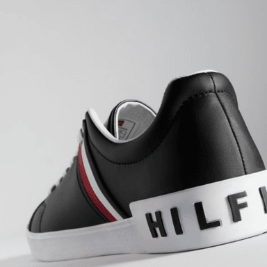 ZAPATILLAS TOMMY HILFIGER HOMBRE RAMUS LOGO HILFIGER FRANJA TRICOLOR LATERAL - 2