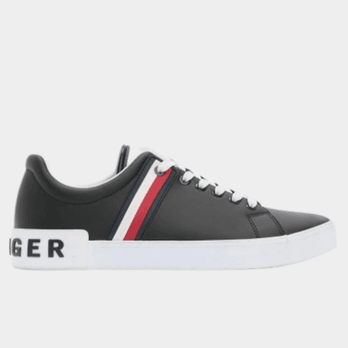 ZAPATILLAS TOMMY HILFIGER HOMBRE RAMUS LOGO HILFIGER FRANJA TRICOLOR LATERAL - 4