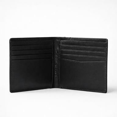 BILLETERA CALVIN KLEIN HOMBRE BIFOLD LOGO MONOGRAMA CK NEGRO - 3