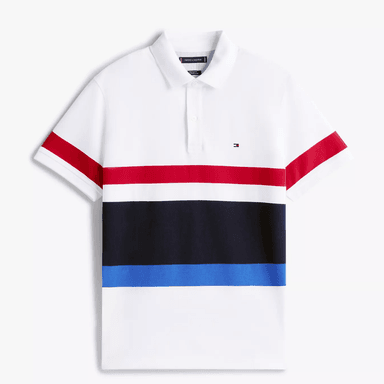 POLO CAMISERO TOMMY HILFIGER HOMBRE BLOCK STRIPE DISEÑO A RAYAS - 5