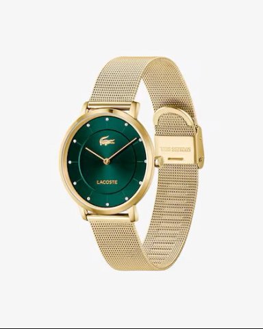 RELOJ LACOSTE CROCORIGIN MODELO MINIMALISTA MUJER ACERO INOXIDABLE ESFERA ELEGANTE CON CRISTALES