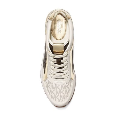 ZAPATILLAS MICHAEL KORS MUJER MADDY LOGO TRAINER BEIGE MARRÓN - 5