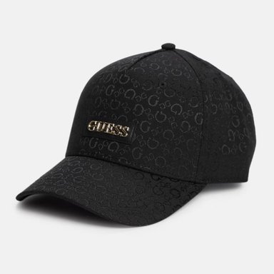 GORRA GUESS MUJER JACQUARD MONOGRAMA LOGO TRIANGULAR