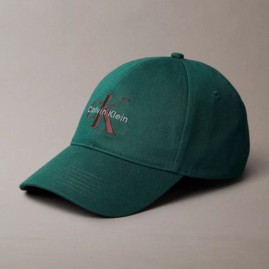 GORRA CALVIN KLEIN HOMBRE LOGO BORDADO BASEBALL VERDE
