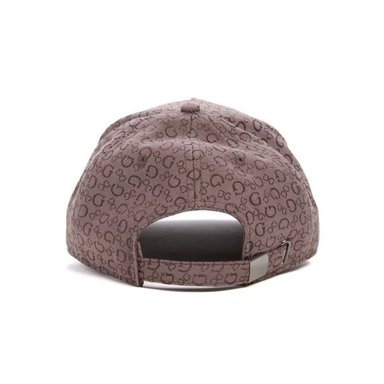 GORRA GUESS HOMBRE LOGO BASEBALL MARRÓN MONOGRAMA AJUSTABLE - 3