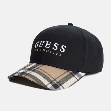 GORRA GUESS HOMBRE LOGO LOS ANGELES NEGRA