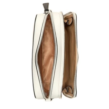 CARTERA GUESS MUJER SHAELA CROSSBODY BLANCA LOGO FRONTAL CORREA AJUSTABLE - 3