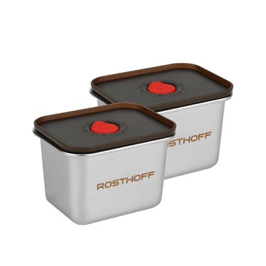 SET X 2 CONTENEDORES ACERO 500ML