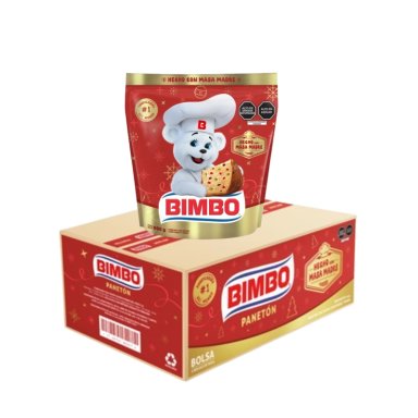 CAJA DE 6 PANETÓN BIMBO EN BOLSA X 900GR