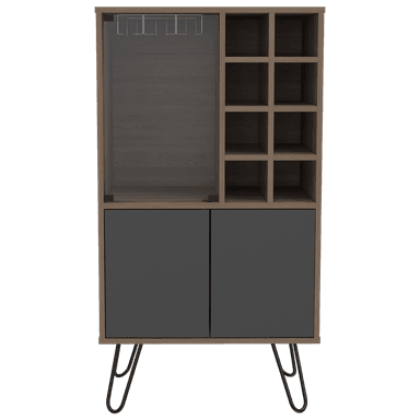 MUEBLE BAR TUHOME VASSEL MIEL AMBAR PLOMO - 3
