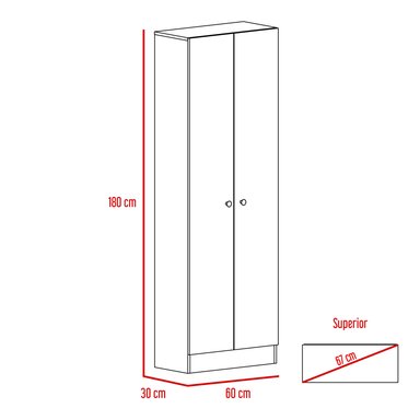 MUEBLE COCINA TUHOME KITCHEN 54 + BARRA DE COCINA + OPTIMIZADOR ROVERE / BLANCO - 4