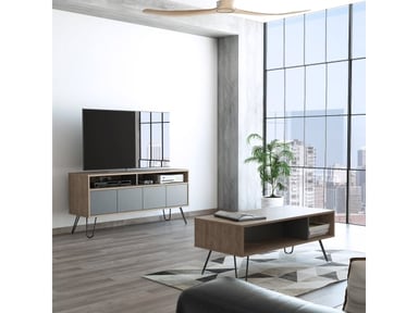 SET TUHOME VASSEL RACK TV55 + MESA DE CENTRO - 2