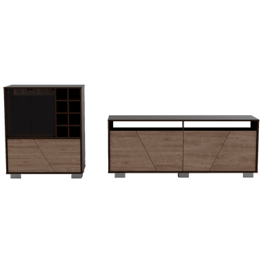 SET TUHOME FRAKTAL RACK TV70 + BAR