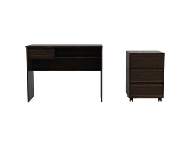 ESCRITORIO TUHOME OFFICE 45.3 CM + ARCHIVADOR HABANO