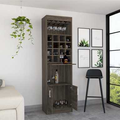MUEBLE BAR TUHOME BEIJING KAVA COÑAC MARRON - 5