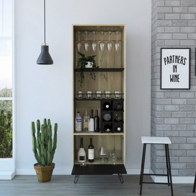 MUEBLE BAR TUHOME AUDRA ALTO DUNA WENGUE - 4