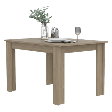 MESA DE COMEDOR TUHOME PORTOFINO MARRÓN CLARO 120 ROVERE