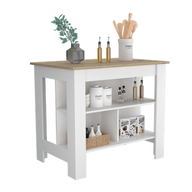 MESA DE COCINA TUHOME KIKTCHEN KITCHEN BLANCO NEVADO